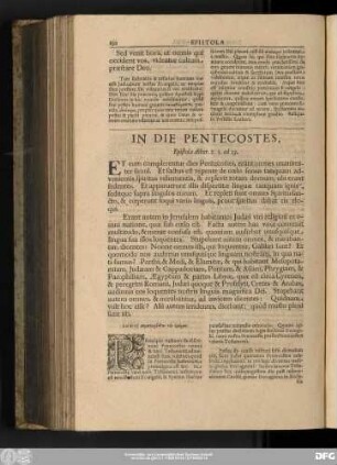 In Die Pentecostes, Epistola Actor. 2. 1. ad 13.
