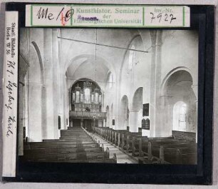 Segeberg: Kirche, Inneres nach Westen