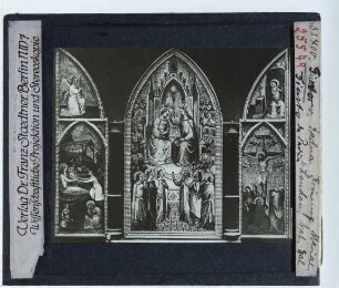 Menabuoi, Triptychon der Krönung Mariae (London NG NG701)
