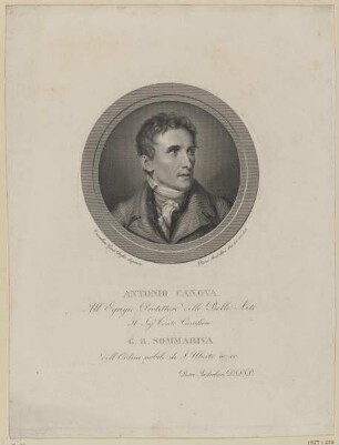 Bildnis des Antonio Canova