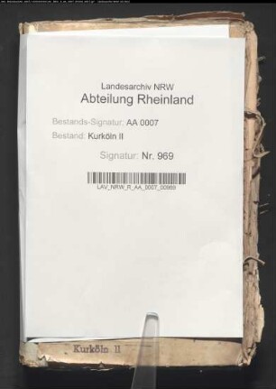 Verhandlungen des Landtags 1688 Februar zu Köln; Verhandlungen des Landtags 1689 August zu Köln; Verhandlungen des Landtags 1690 August-September 1690