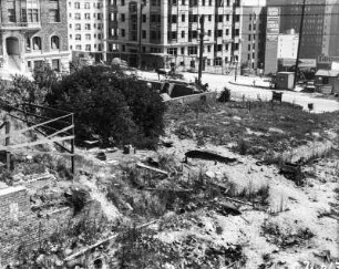 Hausruine : Ruine eines Hauses in San Francisco.