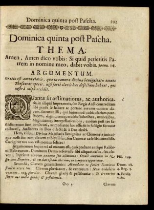 Dominica quinta post Pascha.