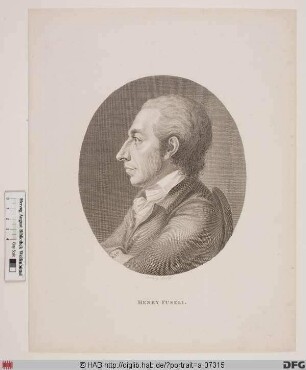 Bildnis (Johann) Heinrich Fuessli (engl. Henry Fuseli od. Fusely)