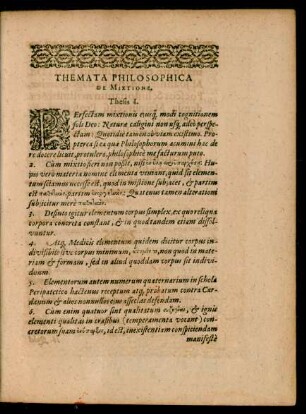 Themata Philosophica De Mixtione.