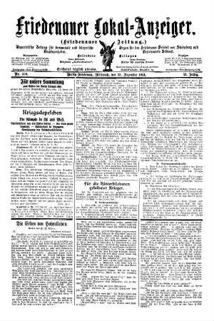 Nr. 300, 23.12.1914