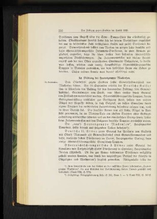 b) Bildung der Heeresgruppe Mackensen.