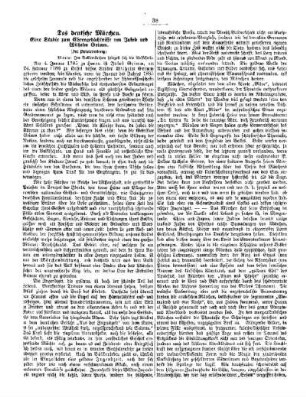 Das deutsche Märchen. Eine Studie zum Ehrengedächtnisse von Jakob und Wilhelm Grimm