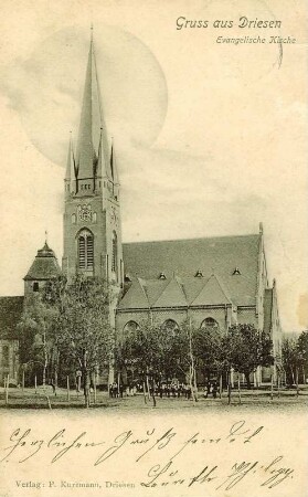 Postkarte, Driesen (Drezdenko)