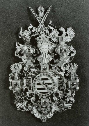 Anhänger mit dem kursächischem Wappen