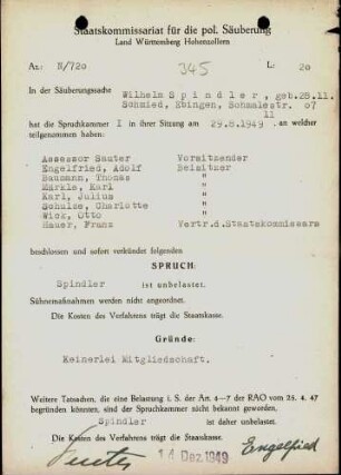 Spindler, Wilhelm