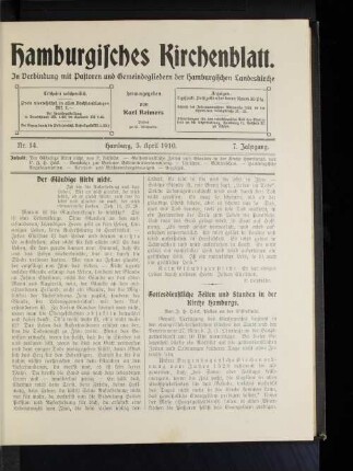 Der Gläubige stirbt nicht