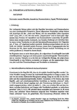 Interaktion und Kommunikation