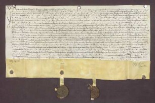 Bartlin Glöckner, Bürger zu Gochsheim, verkauft an das St. German- und Moritz-Stift zu Speyer eine jährliche Gült um 60 Gulden Kapital.