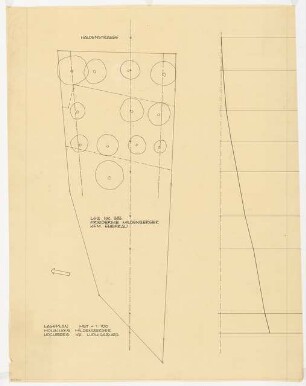 Wohnhaus Mildenberger, Hochberg: Lageplan 1:100
