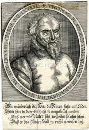 Porträt des Humanisten Thomas Platter