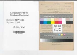 Entnazifizierung Karl Oetting , geb. 25.06.1903 (Fahrsteiger)