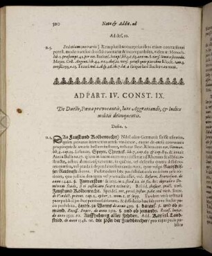 Const. IX. - Const. XV.