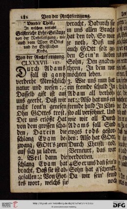 Vierter Theil: In welchem verfasset geistreiche Lehr = Gesaenge von der Rechtfertigung, wie auch vom Wort GOttes und der Christlichen Kirche