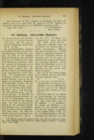 Litterarischer Wegweiser