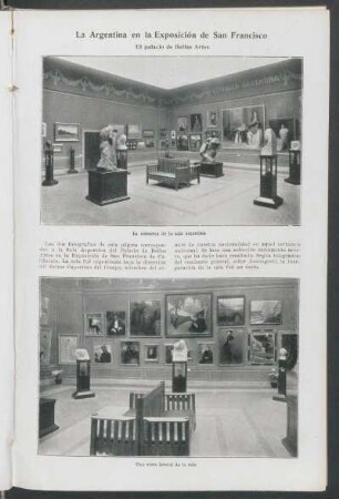 La Argentina en la Exposición de San Francisco : El palacio de Bellas Artes