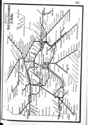Karte: Berliner Stadt-Ring- u. Vorortbahnen S-Bahn
