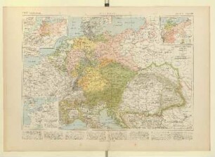 Europe centrale de 1815 à 1866, Allemagne de 1866 à 1871, Formation du Zollverein, Chemins de fer de l'Europe en 1840