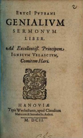 Genialum Sermonum Liber