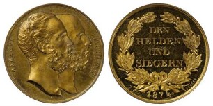 Medaille auf Gablenz und Tegetthoff