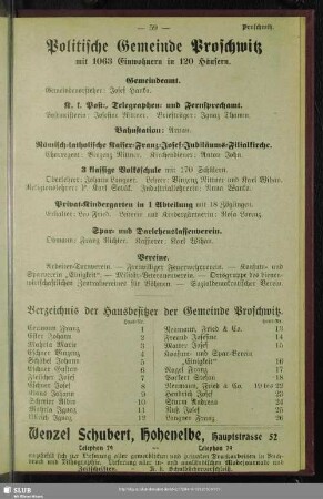 Gemeinde Proschwitz