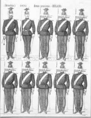 Armée Prussienne. Hulans. 1870