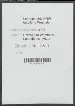 Landpfennigmeistereirechnungen 1755
