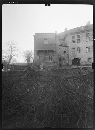 Königsbrück. Schloß (Umgestaltung um 1700). Ansicht von Südost
