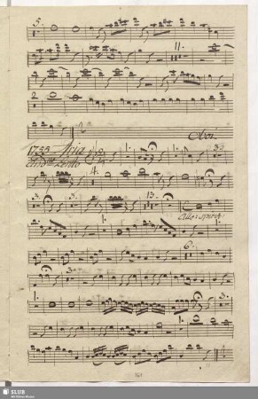 1755. Aria: Idol mio saro costante / Cimarosa, D.