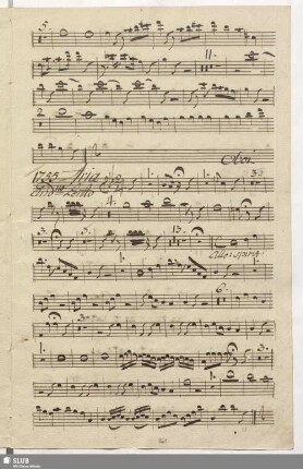 1755. Aria: Idol mio saro costante / Cimarosa, D.