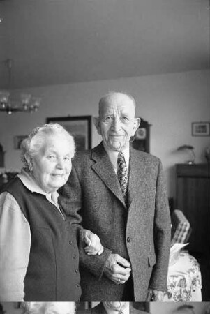 Diamanthochzeit der Eheleute Elisabeth und Friedrich Hetztel