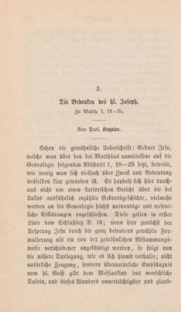 558-577 Die Bedenken des hl. Joseph : zu Matth 1,18-25