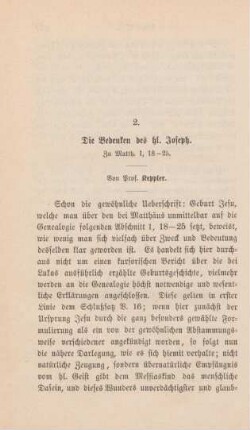 558-577 Die Bedenken des hl. Joseph : zu Matth 1,18-25