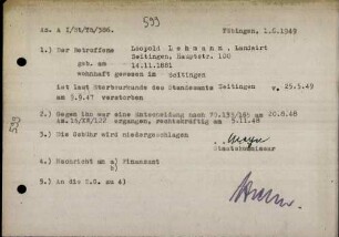 Lehmann, Leopold