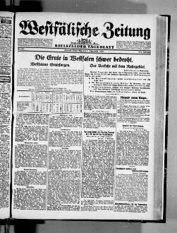 Westfälische Zeitung : Bielefelder Tageblatt