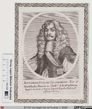 Bildnis Antoine III duc de Gramont, comte de Guiche