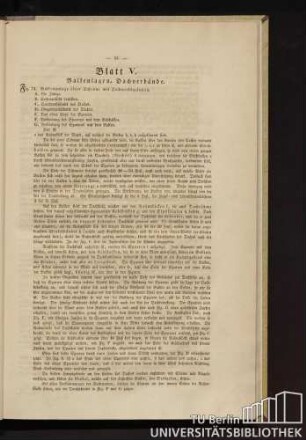 Blatt V. Balkenlagen, Dachverbände