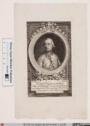 Bildnis Friedrich Frhr. von der Trenck