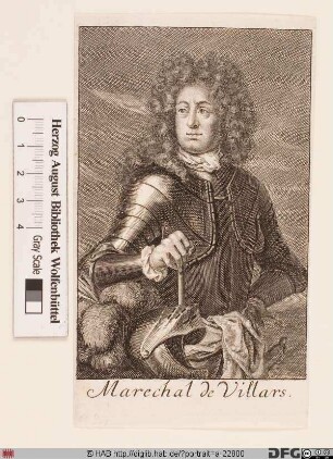 Bildnis Claude-Louis-Hector de Villars (1705 duc)