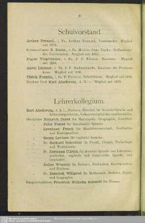 Lehrerkollegium