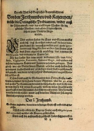 Geistlich Artzney Für Ketzergifft vnd jetziger zeit böse Lüfft : auß H. Göttlicher Gschrifft, heyliger Vättern Büchern, vnd vil andern Geistlichen wolgeübten Doctorn, Kunstreicher vnd Glückseliger erfahrung, allen vnd jeden Christen bey disen gefährlichen Läuffen zu sonderlichem nutz, heyl, trost vnd wolfahrt zugericht