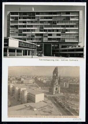 Zentrum am Zoo, Berlin: Ansicht Kleines Hochhaus, Ansicht Hardenbergplatz