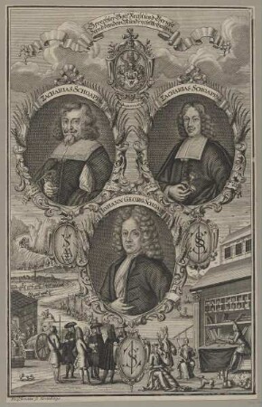 Gruppenbildnis mit Zacharias Schoapp Sen., Zacharias Schoapp Iun. und Iohann Georg Schoapp