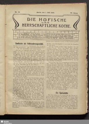 No. 19, 1. Juli 1910