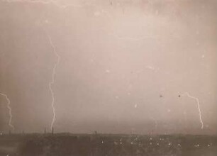 Drei Blitze : Drei Blitze. Gewitter am 18.7.1926